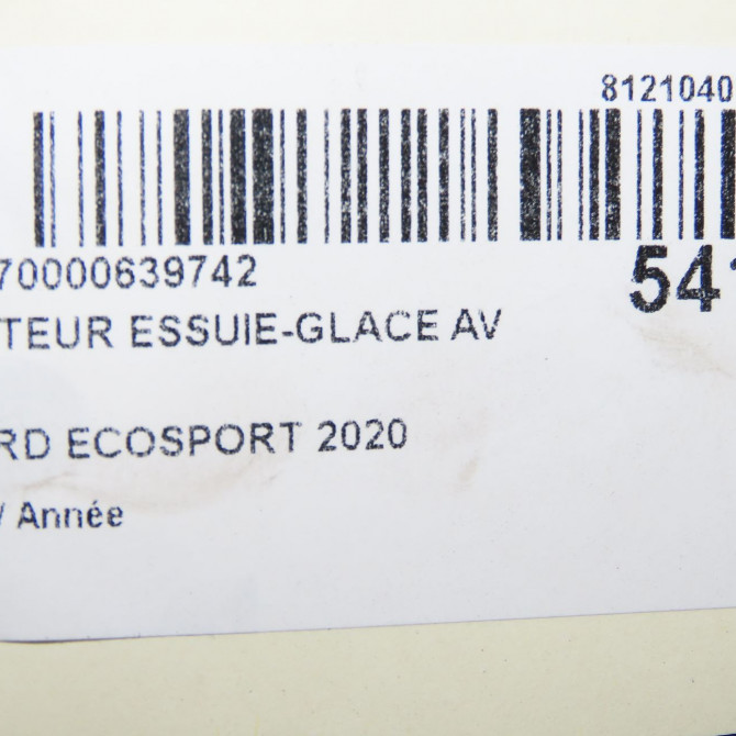 Moteur essuie-glace avant occasion FORD ECOSPORT 2149831 6