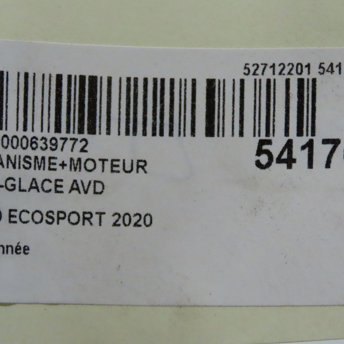 Mecanisme + moteur lève-glace avant droit occasion FORD ECOSPORT 2142434 5