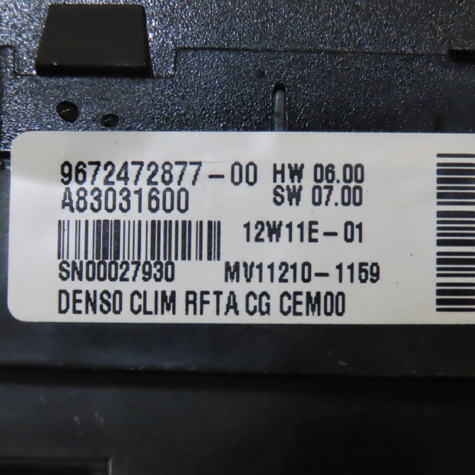 Commande de chauffage occasion  6451WV 4