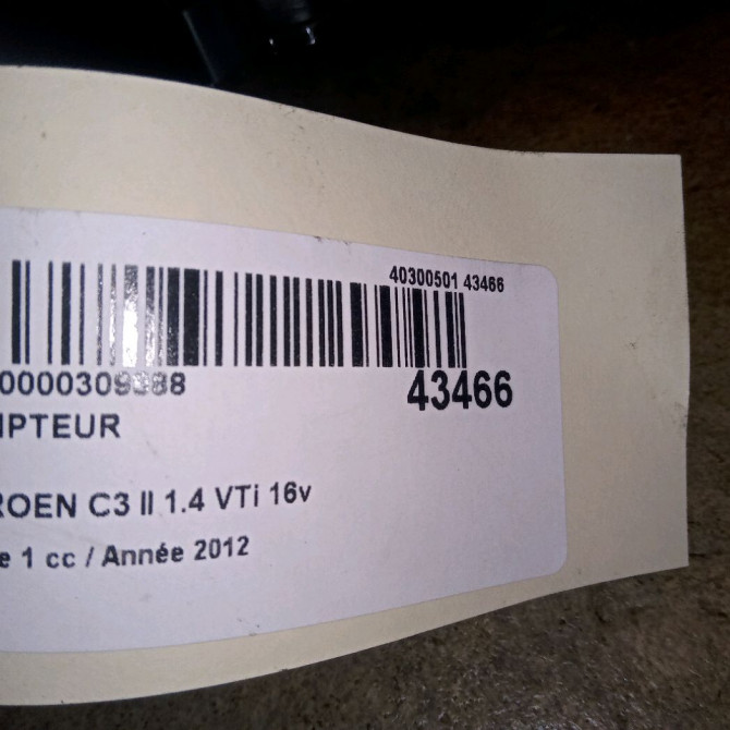 Compteur occasion CITROEN C3 II Phase 1 11-2009->02-2013 1.4 VTi 16v 95ch 98041179XT 3