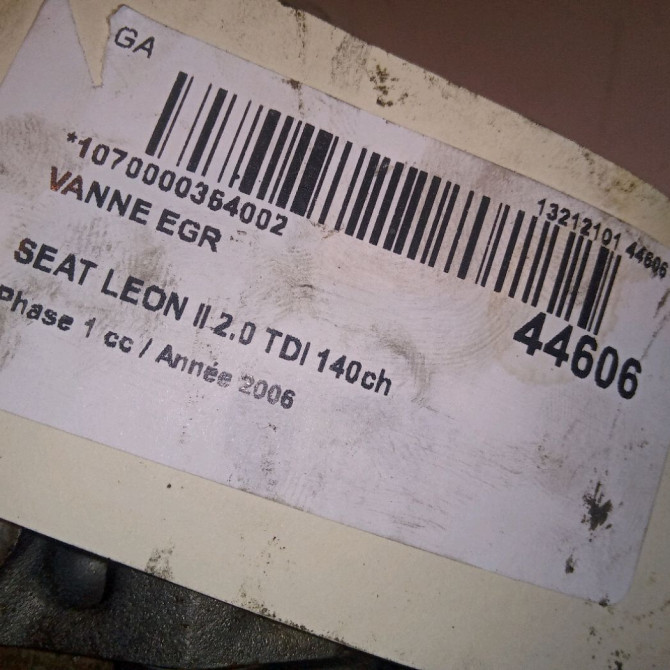 Vanne EGR occasion SEAT LEON II Phase 1 09-2005->05-2009 2.0 TDI 140ch 38131501AN 5