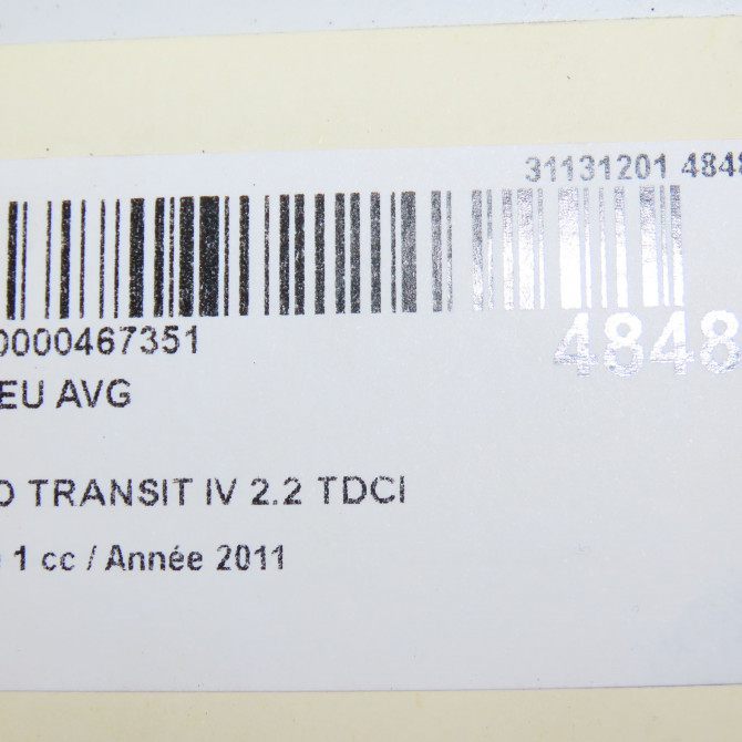 Moyeu avg occasion FORD TRANSIT IV Phase 1 09-2006->... 2.2 TDCI 110ch 1458881 5