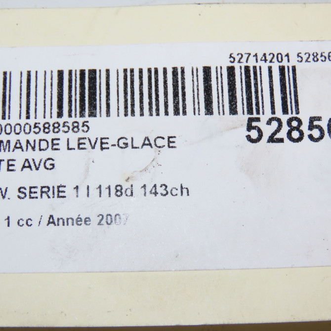 Commande lève-glace porte avant gauche occasion B.M.W. SERIE 1 I Phase 1 01-2007->07-2011 118d 143ch 4