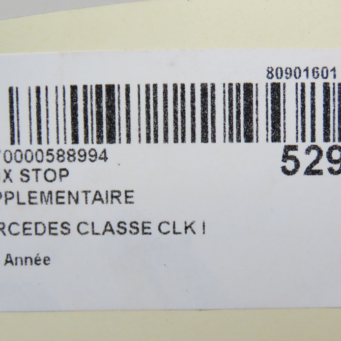 Feux stop supplementaire occasion MERCEDES CLASSE CLK I 2088200256 5