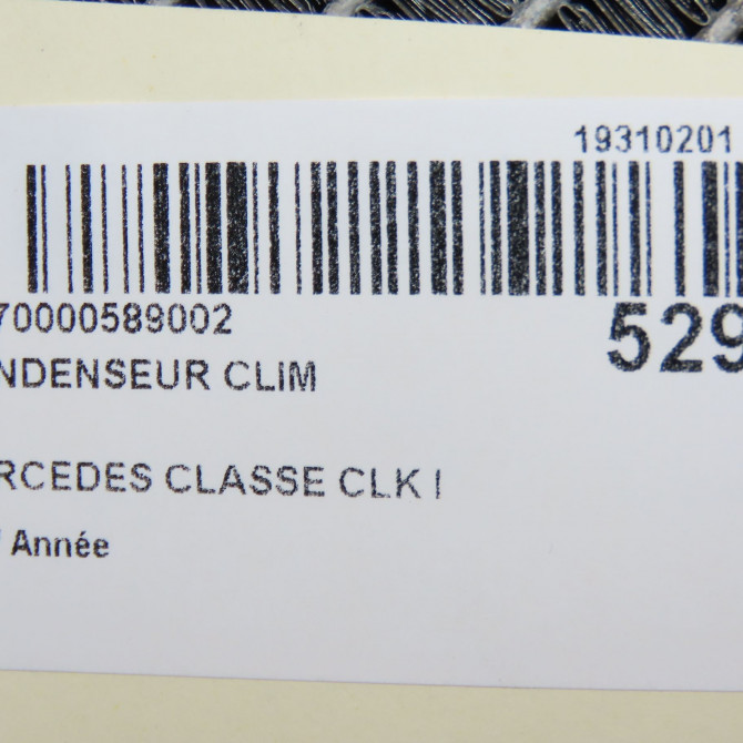Condenseur clim occasion MERCEDES CLASSE CLK I 2028300770 4