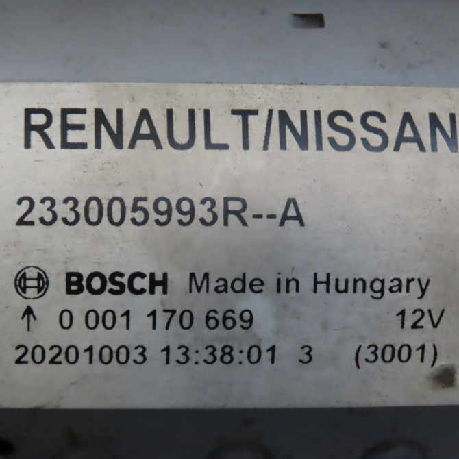 Démarreur occasion NISSAN MICRA V Phase 1 02-2017->... 2330000Q7A 5