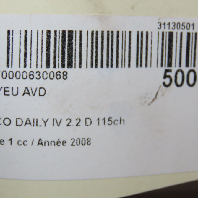 Moyeu avd occasion IVECO DAILY IV phase 1 04-2006->04-2009 2.2 D 115ch 504164178 5