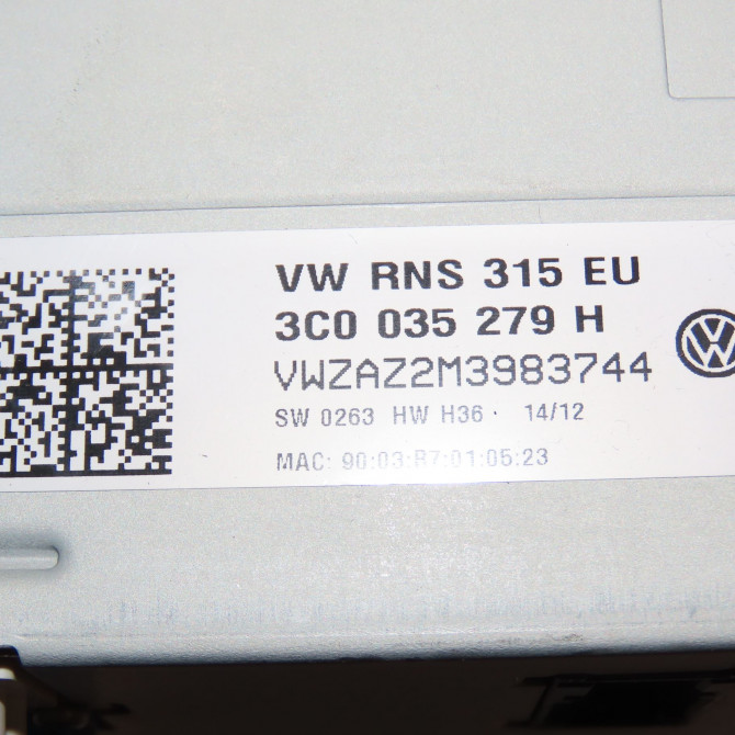 Autoradio occasion VOLKSWAGEN TOURAN II Phase 1 09-2010->12-2015 5