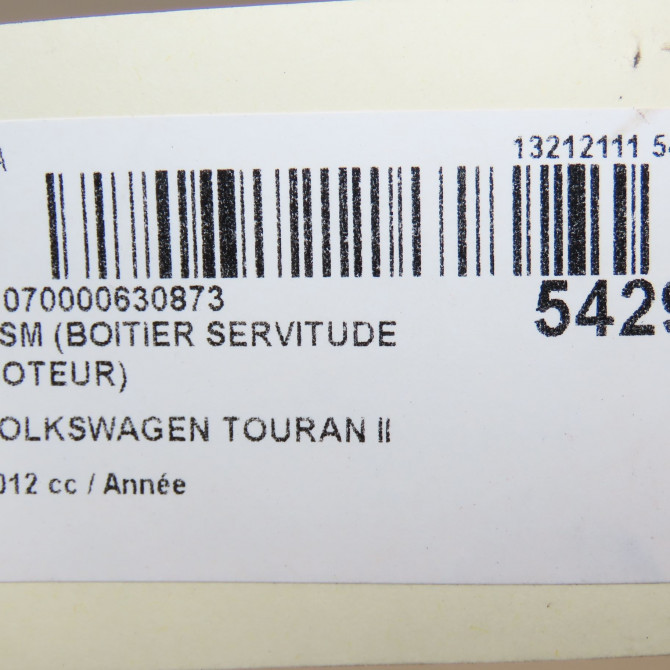 occasion VOLKSWAGEN TOURAN II Phase 1 09-2010->12-2015 1T1937503A 6