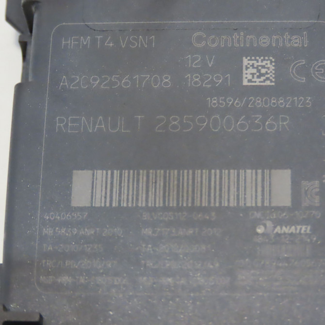 Lecteur de carte occasion RENAULT CLIO IV Phase 2 08-2016->... 1.5 DCI 90ch 285906306R 5