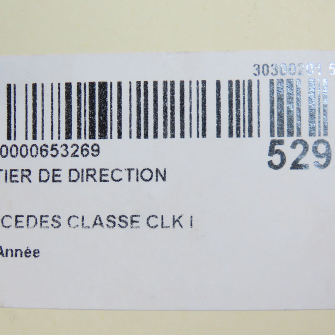 Boitier de direction occasion MERCEDES CLASSE CLK I 2024600500 6