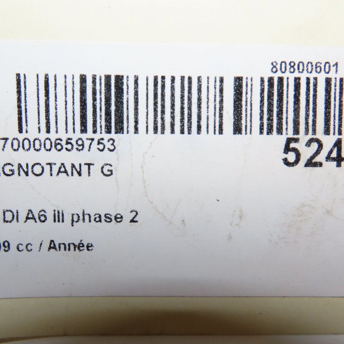 Clignotant gauche occasion AUDI A6 III phase 2 10-2008->12-2010 5