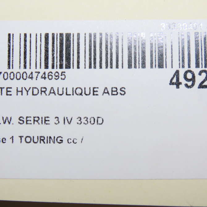 Unité hydraulique ABS occasion B.M.W. SERIE 3 IV Phase 1 04-1995->04-1999 330D 183ch 34512460505 6