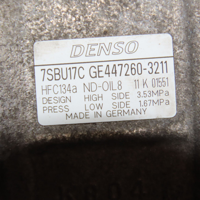 Compresseur air conditionne occasion B.M.W. SERIE 5 V phase 2 TOURING 03-2007->05-2010 64509180547 7