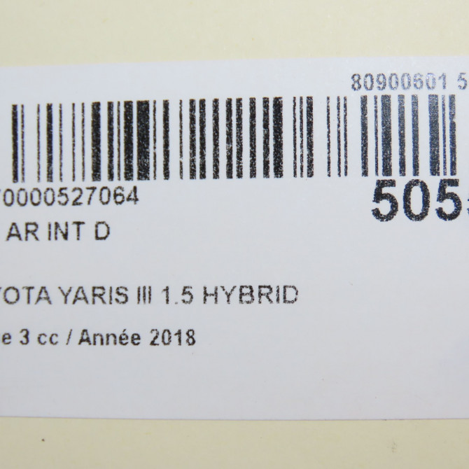 Feu arrière intérieur droit occasion TOYOTA YARIS III Phase 1 04-1995->04-1999 1.5 HYBRID 100ch 815800D621 5