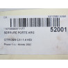 SERRURE PORTE ARG