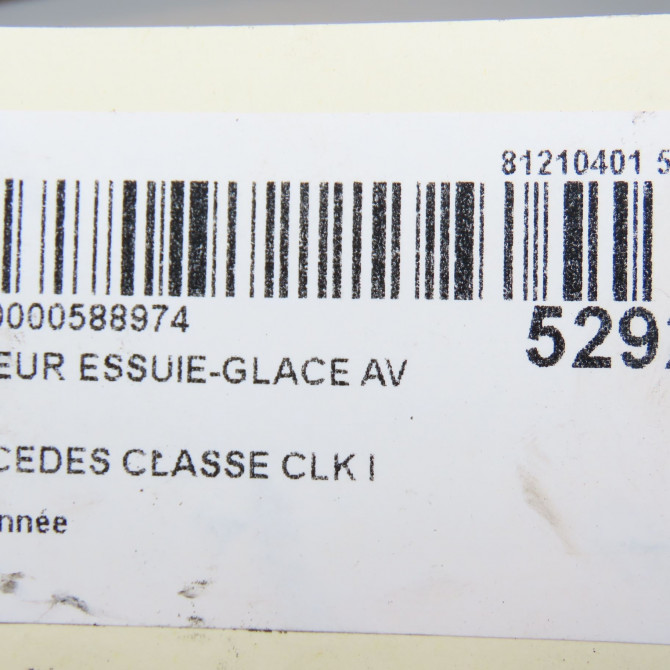Moteur essuie-glace avant occasion MERCEDES CLASSE CLK I 2108201742 6