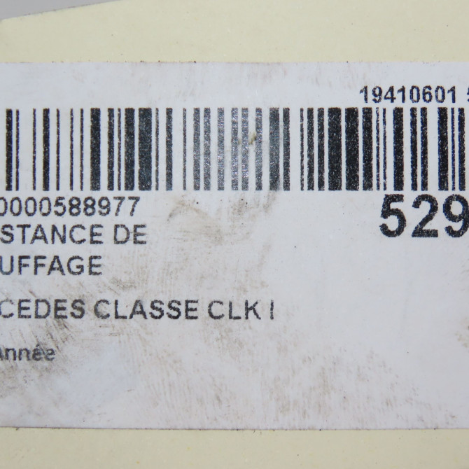 Resistance de chauffage occasion MERCEDES CLASSE CLK I 18303484 6
