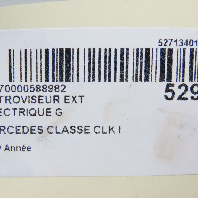 Retroviseur exterieur electrique gauche occasion MERCEDES CLASSE CLK I 2088101576 7