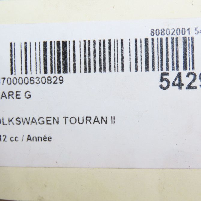 Phare gauche occasion VOLKSWAGEN TOURAN II Phase 1 09-2010->12-2015 1T1941005H 6