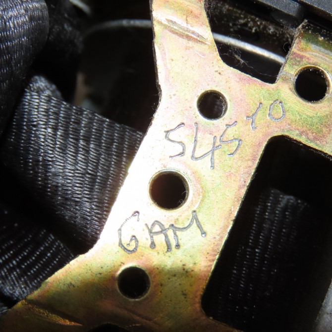 Ceinture avant droite occasion FIAT PANDA II Phase 1 09-2003->12-2012 1.2i 60ch 735388034 5