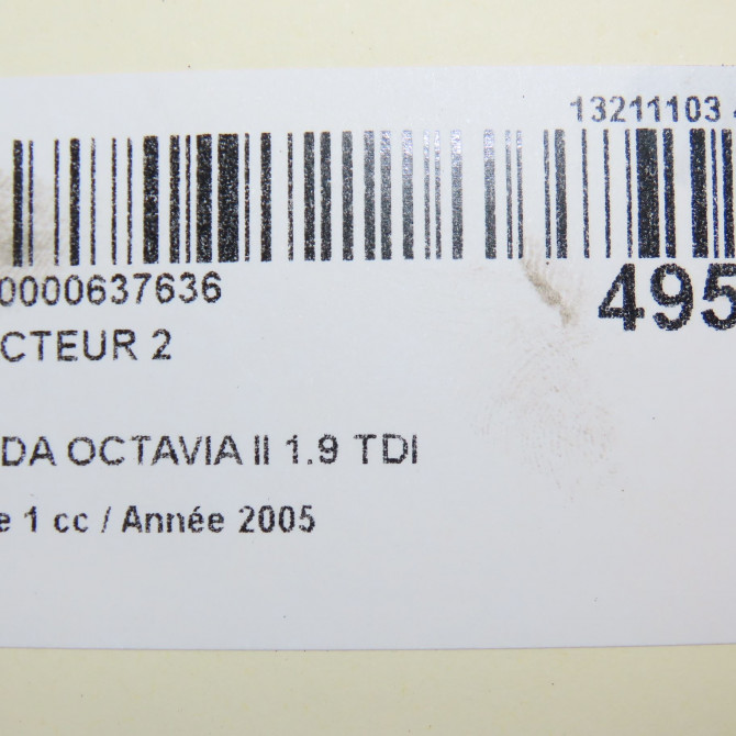 occasion SKODA OCTAVIA II Phase 1 06-2004->10-2008 1.9 TDI 105ch 38130073AG 5
