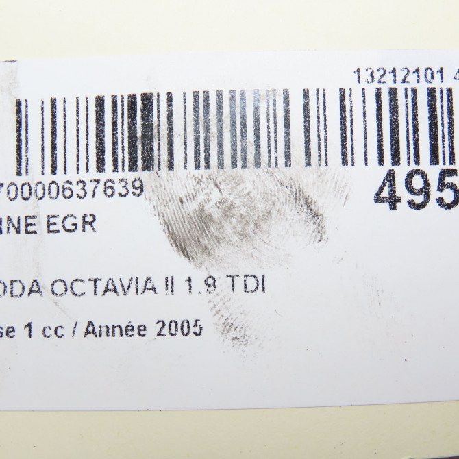 Vanne EGR occasion SKODA OCTAVIA II Phase 1 06-2004->10-2008 1.9 TDI 105ch 3G131501M 4