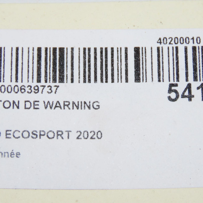 Bouton de warning occasion FORD ECOSPORT 2426554 5