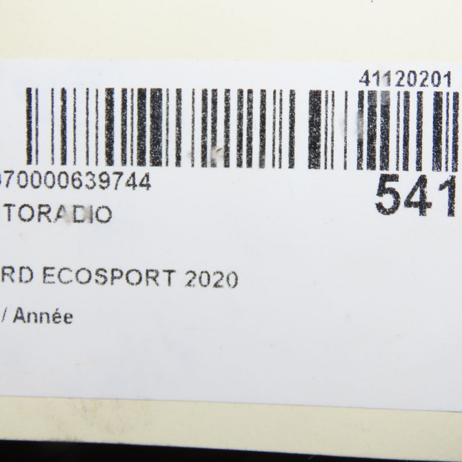 Autoradio occasion FORD ECOSPORT 2780463 8