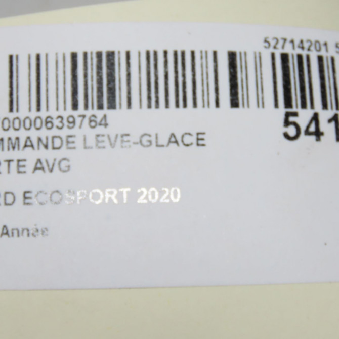 Commande lève-glace porte avant gauche occasion FORD ECOSPORT 5180600 5