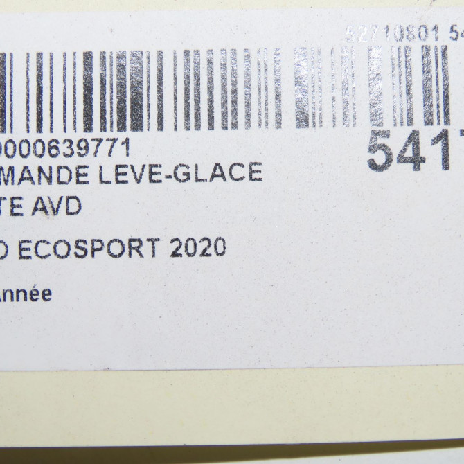Commande lève-glace porte avant droite occasion FORD ECOSPORT 1946782 5