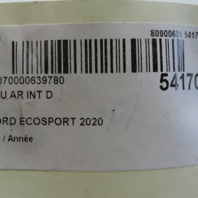 Feu arrière intérieur droit occasion FORD ECOSPORT 2307814 6