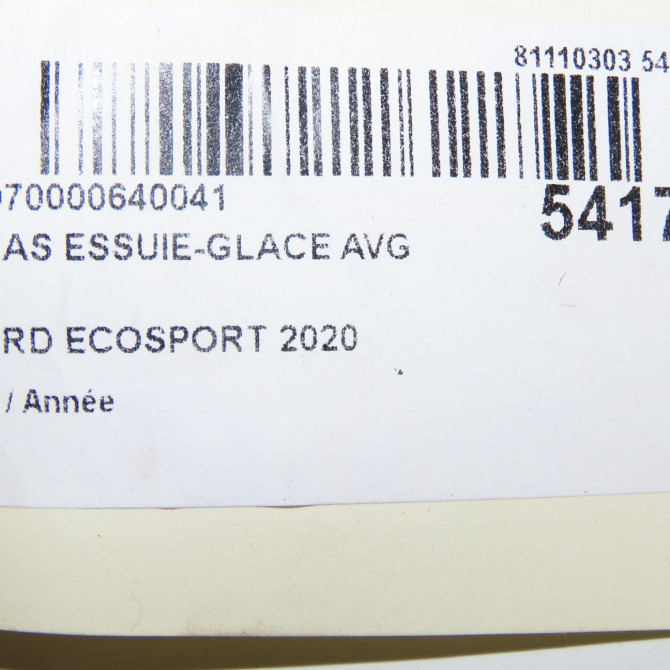 Bras essuie-glace avant gauche occasion FORD ECOSPORT 2180398 4