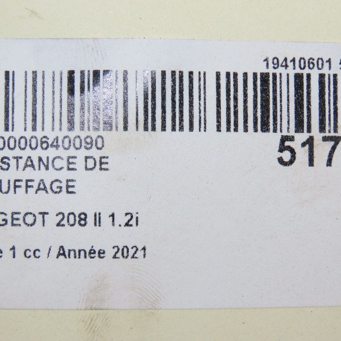 Resistance de chauffage occasion 4