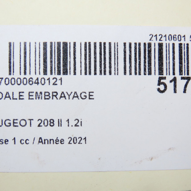 Pedale embrayage occasion  9824262180 5