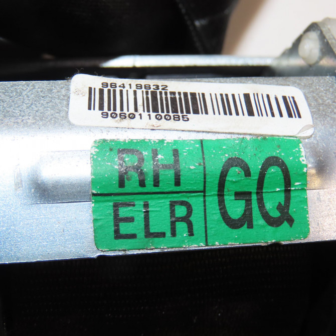 Ceinture arrière droite occasion CHEVROLET MATIZ II Phase 1 06-2005->09-2009 0.8i 96419632 4