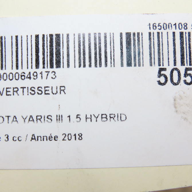 occasion TOYOTA YARIS III Phase 1 04-1995->04-1999 1.5 HYBRID 100ch 8