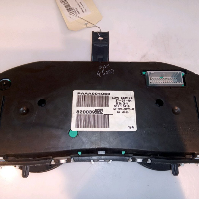 Compteur occasion RENAULT MEGANE II Phase 1 09-2003->12-2005 1.6 16v 8200462281 2