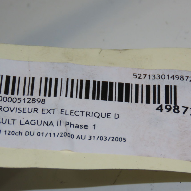 Retroviseur exterieur electrique droit occasion RENAULT LAGUNA II Phase 1 11-2000->03-2005 1.9 DCI 120ch 7701049061 5