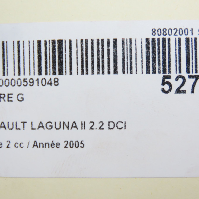 Phare gauche occasion RENAULT LAGUNA II Phase 2 03-2005->09-2007 2.2 DCI 150ch 7701476385 7