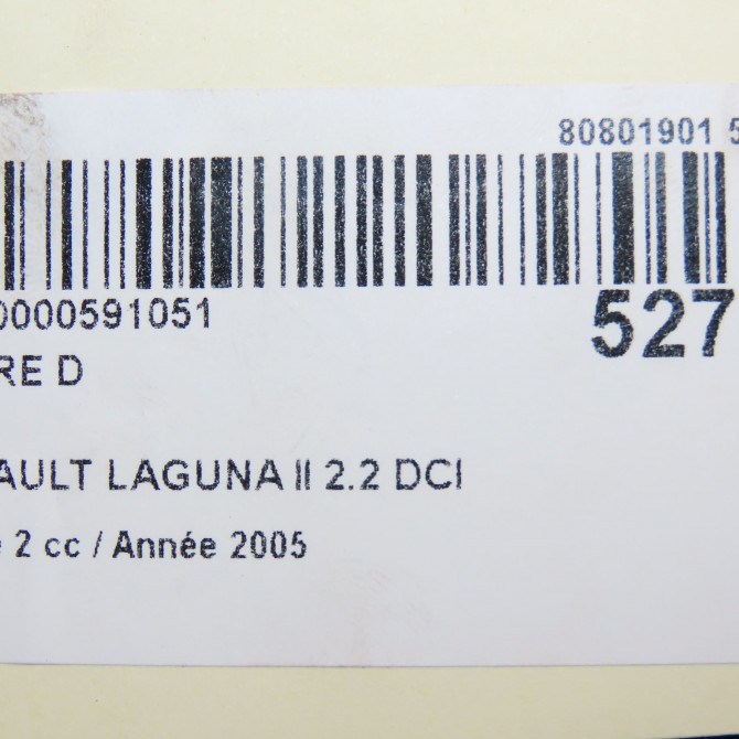 Phare droit occasion RENAULT LAGUNA II Phase 2 03-2005->09-2007 2.2 DCI 150ch 7701476387 7