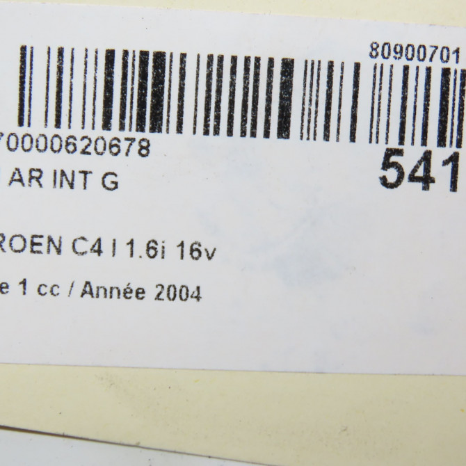 Feu arrière interieur gauche occasion CITROEN C4 I Phase 1 11-2004->07-2008 1.6i 16v 4