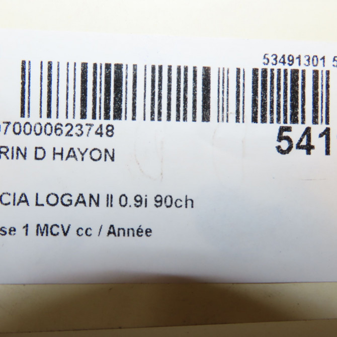 Verin droit hayon occasion  904527457R 3