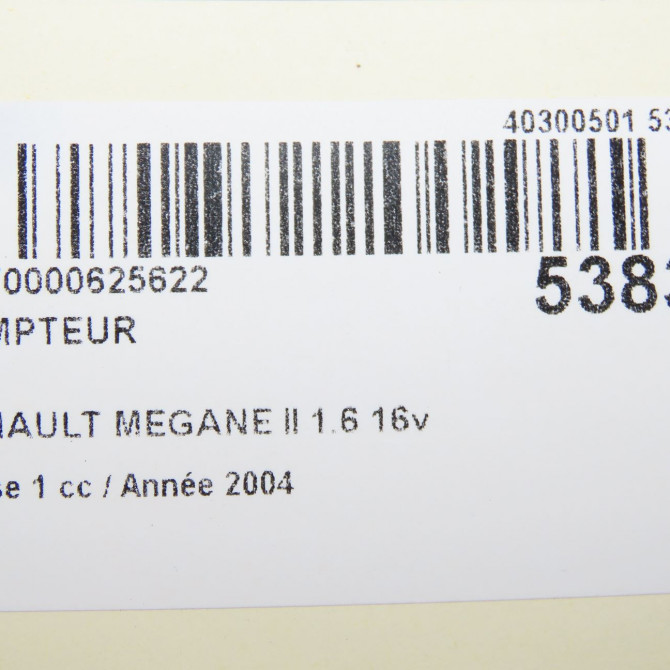 Compteur occasion RENAULT MEGANE II Phase 1 09-2003->12-2005 1.6 16v 8200462281 6