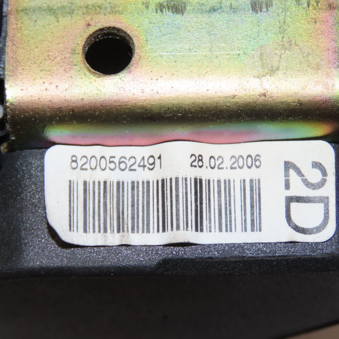 Ceinture arrière droite occasion RENAULT MEGANE II Phase 2 01-2006->06-2009 1.9 DCI 130ch 8200562491 5