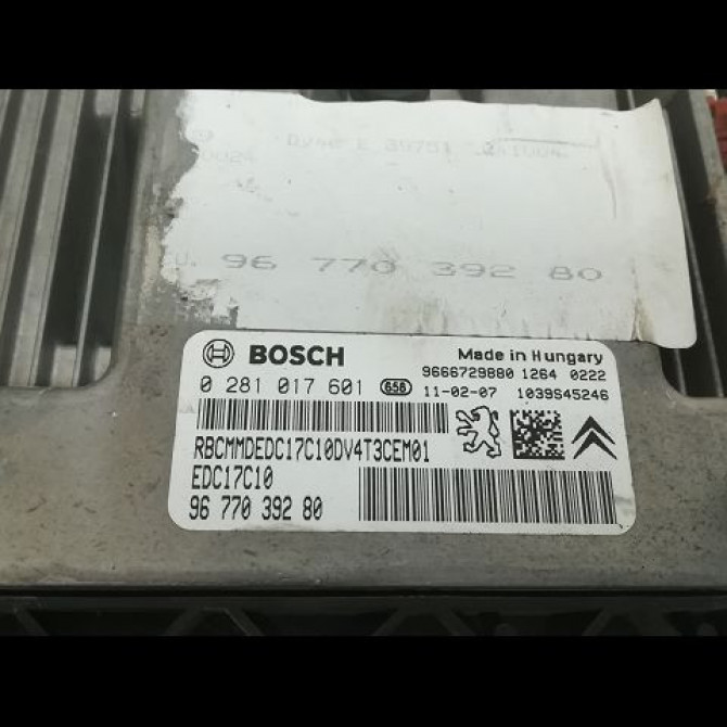 Calculateur moteur occasion PEUGEOT 206 + Phase 1 03-2009->05-2013 1.4 HDI 70ch 4