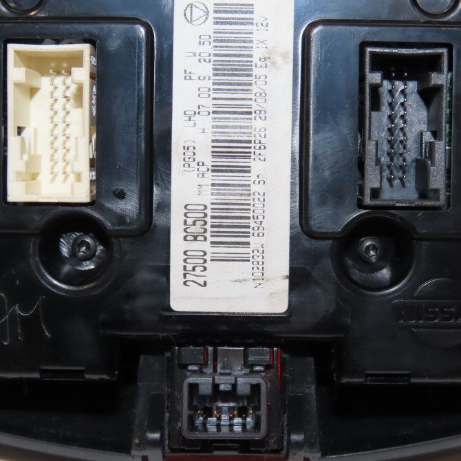 Commande de chauffage occasion NISSAN MICRA III Phase 2 11-2005->11-2007 1.5 DCI 86ch 27500BC54A 3