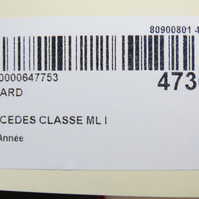 Feu arrière droit occasion MERCEDES CLASSE ML I 8200886946 5