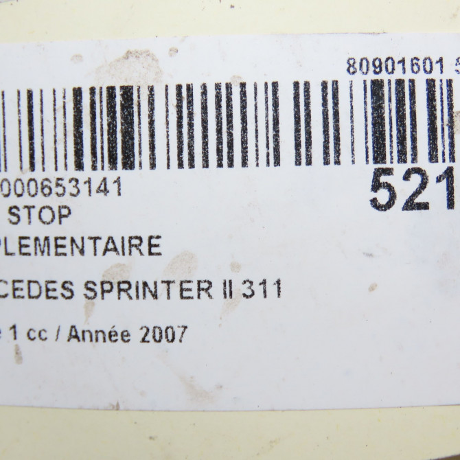 Feux stop supplementaire occasion MERCEDES SPRINTER II Phase 1 06-2006->... 311 CDI 109ch 9109066300 5