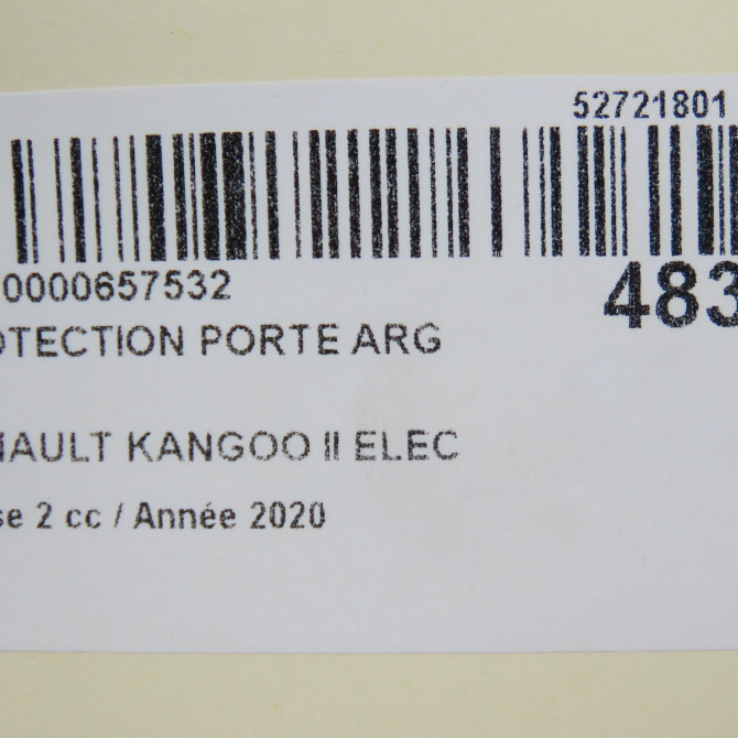 Protection porte arg occasion RENAULT KANGOO II Phase 2 01-2013->... ELEC 5